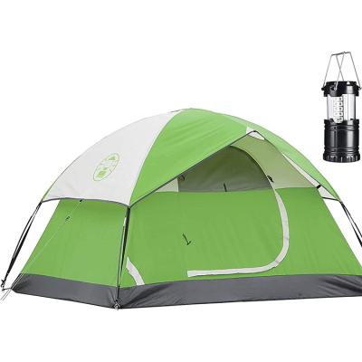 China Extended Type 220*270*130CM Easy 3 4 Person Family Tent Outdoor Waterproof Camping Tent For Camping And Traveling for sale