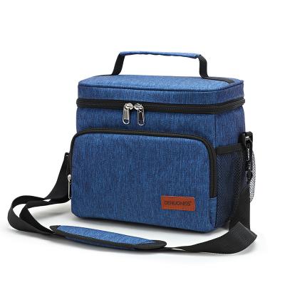 China New Large Capacity Heat Insulation Waterproof Cooler Bag Sport Outdoor Portable Lunch Bag For Office Workers for sale