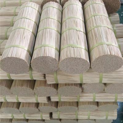 China Indian incense factory price raw material agarbatti round bamboo stick for making incense for sale