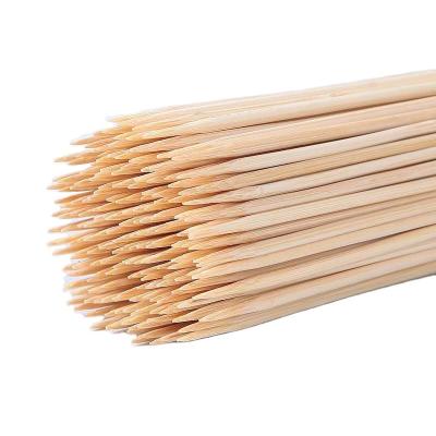 China Best Selling Non Stick BBQ Skewer Bamboo Stick For All Size for sale