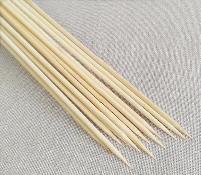 China Non Stick Bamboo BBQ Sticks 2.5*150mm/200mm/250mm/300mm GRILL Skewers for sale