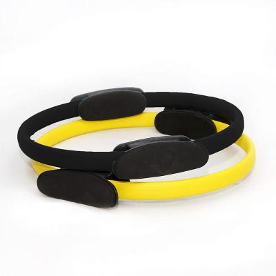 China Hot Selling Fitness EVA Foam Ring Handle Magic Yoga Pilates Circle For Home Fitness for sale