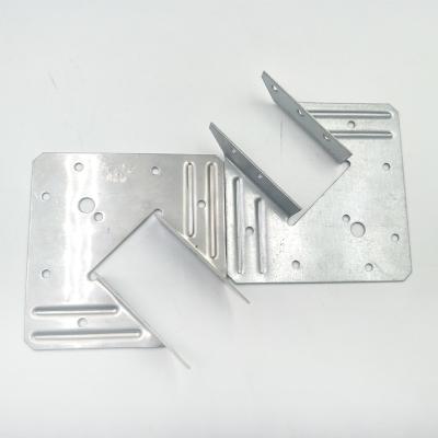 China 18 Gauge Hurricane Tie Hot Dip Galvanized Joist Hangers Resist High Wind Earthquake for sale