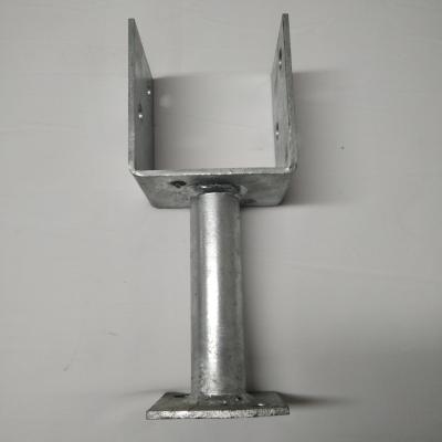 China Galvanized Steel Post Anchors 90x90mm for Wood Posts for sale