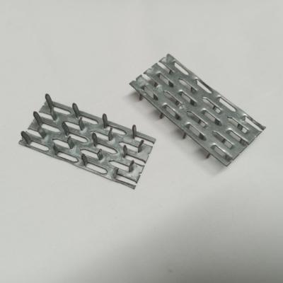 China 50 Pack Impaling Clip for Acoustical Panels Nail Wall Type Silver Finish Galvanized Steel for sale