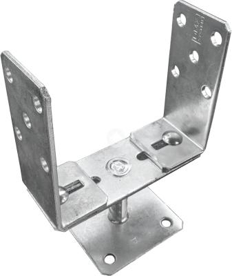 China Adjustable Metal Brackets 0-200mm for Fence Post Repair to Concrete, Decking Support for sale