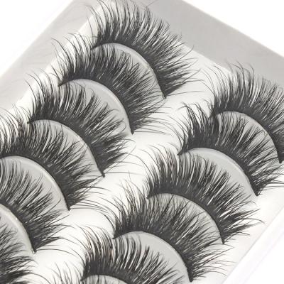 China Delicate 3d mink visofree newcomer 1 pair cruelty free 100% dramatic lashes cross false eyelashes makeup handmade beauty for sale