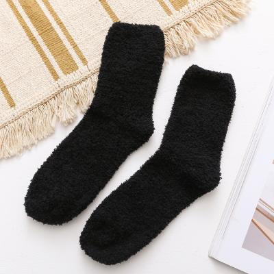 China WWinter Plush Super Soft Warm Slipper Sock Fluffy Crew Bangs Fuzzy Cozy Casual Home Sleep Sock for sale