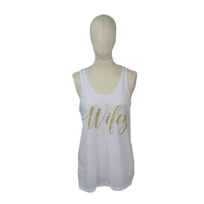 China Wholesale QUICK DRY Casual Women's Summer Girls Tank Tops With Glitter for sale