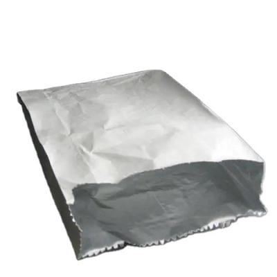 China Oil proof and insulation wholesale best aluminum foil lined white coated kraft paper chicken bag for sale