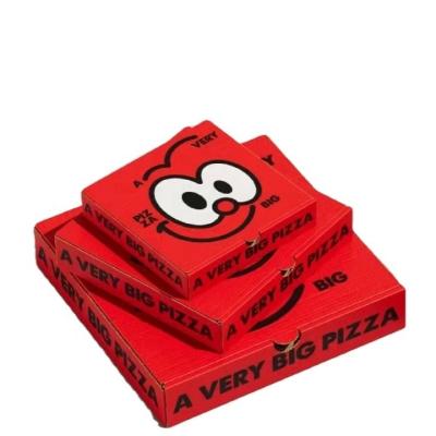 China Hot-selling pizza box various sizes biodegradable custom environmental protection corrugated pizza box for sale