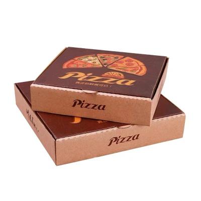 China Biodegradable Thickened Pizza Takeout Box Disposable Pizza Box Customized for sale