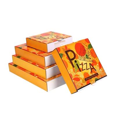 China Hot Sale Customized Biodegradable Pizza Box Pizza Takeaway Commercial Packed Box for sale