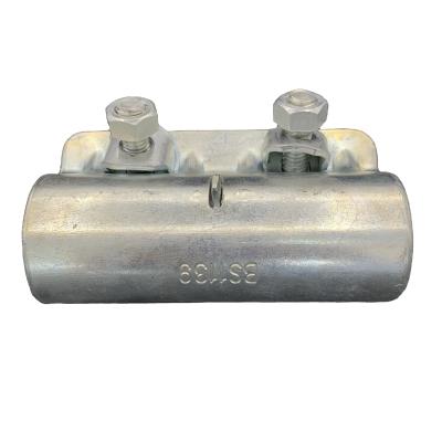 China EN74 / BS1139 Contemporary Electric Galvanized Scaffolding Pressed Sleeve Coupler Clamps for sale