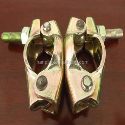 China Traditional Galvanized Steel Scaffolding Shuttering Clamp, Double or Single Pipe Coupler, Fixed or Swivel Clamp for sale