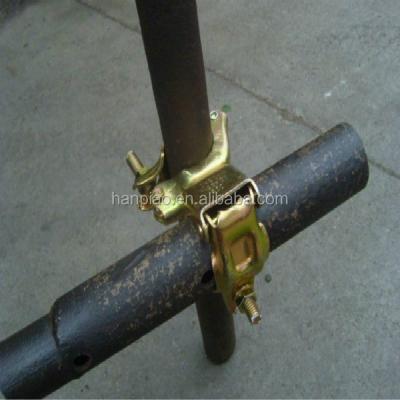 China Traditional adjustable aluminum scaffold fixed or swivel clamp, steel scaffold tube coupler for sale