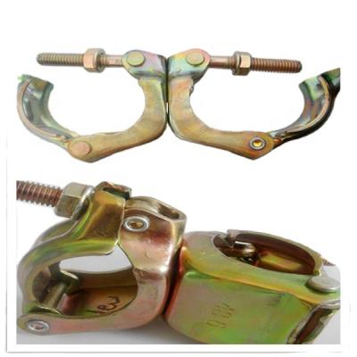 China Building construction aluminum scaffolding fixed or swivel couplers / pipe swivel clamp for sale