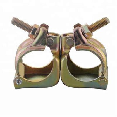 China Modern Steel Pipe Connection Joint Coupler Scaffold Swivel Clamp for sale