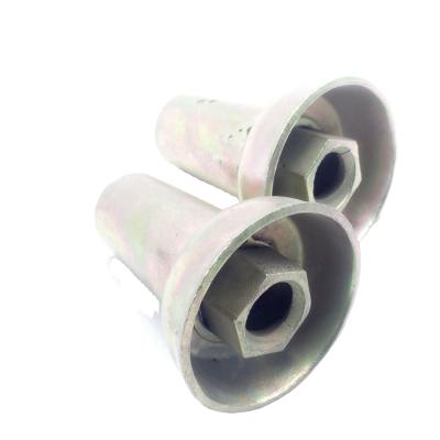 China Traditional Galvanized Scaffolding Cone Formwork Tie Rod Steel Cone for sale