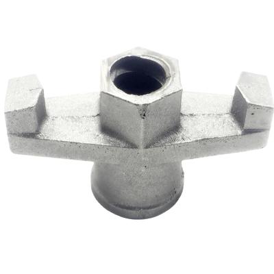 China Formwork Accessories Cast Iron Traditional Rivet Nut All Threaded Tie Rod With Wing Nuts 16mm For Construction for sale