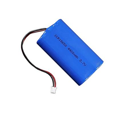 China Toys Cycle Long Life 18650 Cells 1S2P 3.7v 4400mah Li Ion Battery With Connector for sale