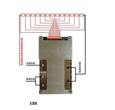 China Electronics device bms Lifepo4 LTO 3S 4S 13S 16s 32S 12V 36V 48V 60v 72v 80A 100A 200A lithium battery bms with UART for sale