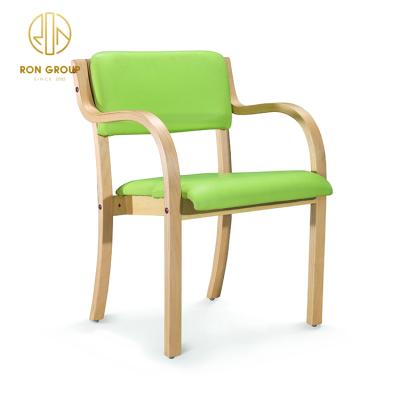 China 2021 Best Selling Eco-freindly Nordic Style Solid Wood Dining Chair Leather Upholstered Seat For Restaurant Living Room for sale