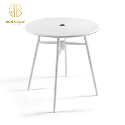 China Eco-freindly Style Carbon Steel Hot Selling Nordic Household Restaurant Dining Round Table for sale