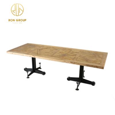 China Banquet Furniture 2-Prong Style Adjustable Rectangular Dining Table (Height) for sale