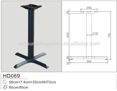 China Modern Restaurant Furniture Supplies Cross Iron Table Legs Table Leg Dining Table Base for sale