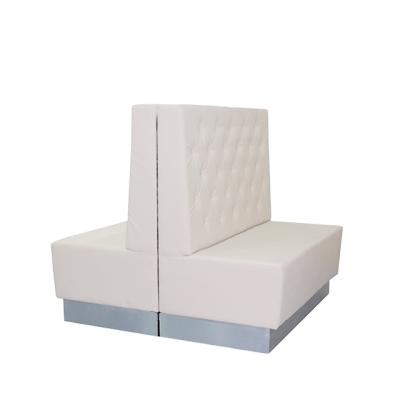 China (Others) American Modern Wholesale White Adjustable PU Restaurant Booth Sofas for sale