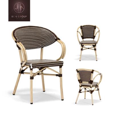 China Fashionable Aluminum Outdoor Cafe Chairs Chair Leisure Chair General Garden Use for sale