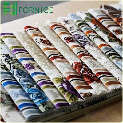 China 2022 new design high quality Italian burnout printed furniture sofa fabric Shrink-resistant 280GSM velvet for sale