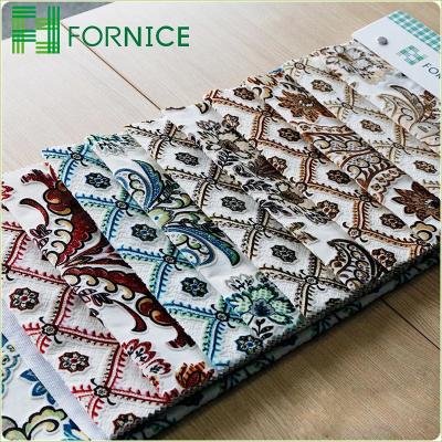 China 2022New Arrival Fire Retardant Factory Wholesale Italian 280GSM Velvet Burnout Printed For Sofa Fabric for sale