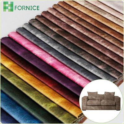 China Low Price Shrink-Resistant Hot Selling Warp Knitted Holland Printed Upholstery 100 Polyester Sofa Fabric for sale