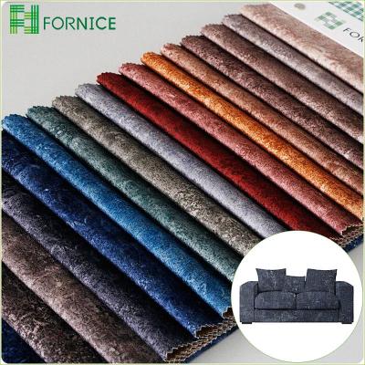 China New Hot Sale Cheap 100% Polyester Upholstery Shrink-Resistant Bronzing Classic Sofa Fabric For 180-500GSM for sale