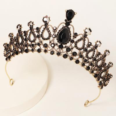 China New Fashion Wedding Ceremony WT027C Wedding Ceremony WT027C Retro Water Drops Rhinestone Crown Bridal Crystal Bride Crown Jewelry Hair Accessories for sale