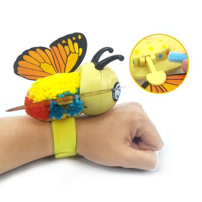 China Butterfly Slap Bracelet Carry Flaps Wings Educational Handmade Stuffed Butterfly Art Craft Kit DIY Toys Kids Children Slap Bracelet Carry Flaps Wings for sale