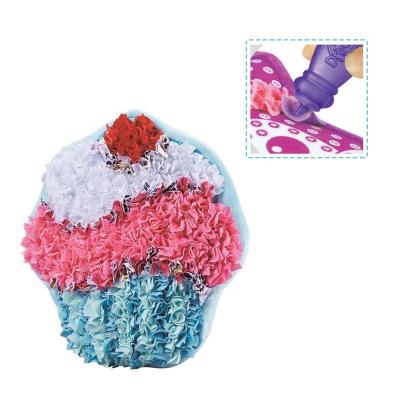 China DIY Toys Learning Children Stuffed Cupcake Pillow Mosaic Cloth Arts Crafts & DIY Toys Learning for sale