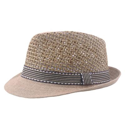 China Image men and women mesh straw summer shade straw hat unisex breathable parent-child travel hat for sale