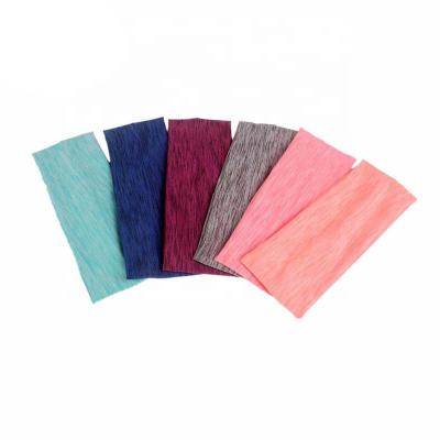 China Sporty Women's 4 Color Elastic Hair Yoga Headband Epoxy Spandex Simple Sports Accessories for sale