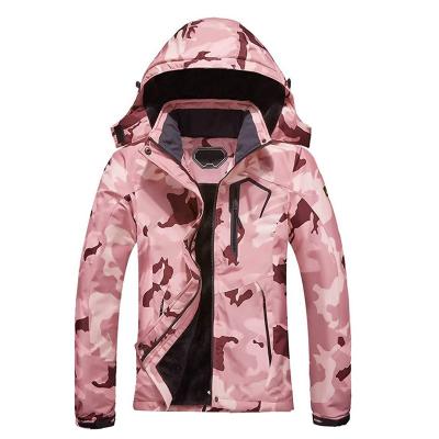 China FREE SAMPLE Breathable Fashion Women's Ski Jacket Outdoor Winter Waterproof Ski Suits Female Windproof Overalls for sale