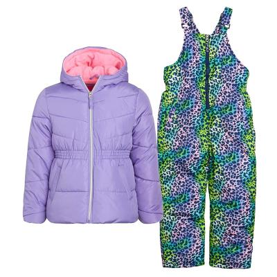 China FREE SAMPLE Breathable Girls Outdoor Winter Snowsuit Suits Insulated Ski Jacket And Windproof Waterproof Skiing Overalls for sale