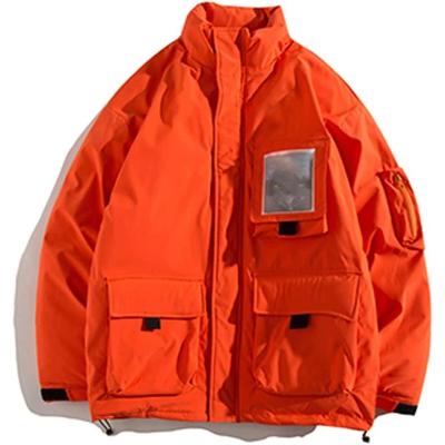 China FREE SAMPLE Solid Color Men's Jackets QUICK DRY Autumn And Winter Padded Jacket loose functional padded coats for sale