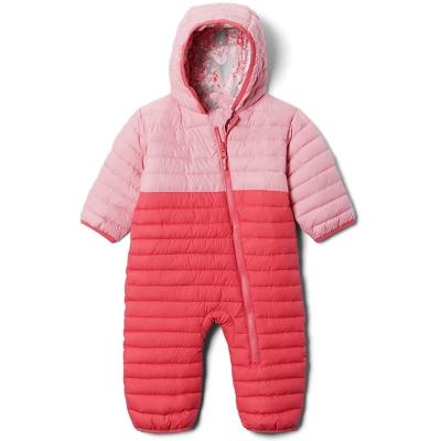 China Anti-Wrinkle FREE SAMPLE Babies Powder Hooded Reversible Bashing Apparel Winter Coat for sale