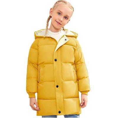 China FREE SAMPLE Anti-wrinkle Hooded Winter Jacket Kids Long Stripper Boys Girls Thick Padded Coats for sale