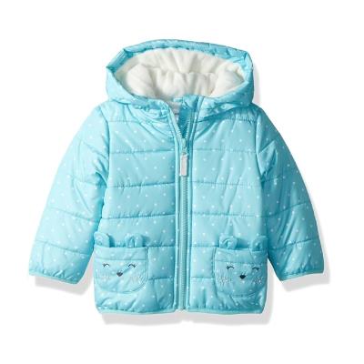 China Anti-wrinkle FREE SAMPLE Baby's Fleece Striped Creature Striper Jacket Coat for sale