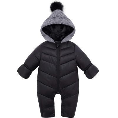 China FREE SAMPLE ANTI-WRINKLE FREE SAMPLE Baby Snowsuit Toddler Hooded Romper One Piece Jumpsuit for sale