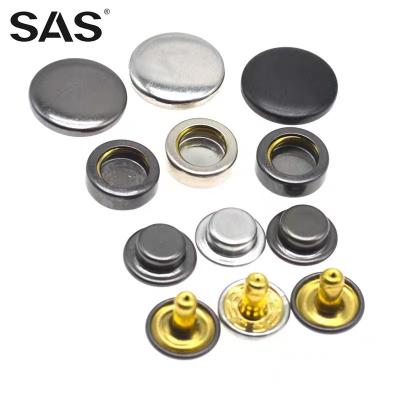 China SAS 18mm Wholesale Nickel Free Environmental Standard OEM Buttons Custom Brass Snap Button For Coat for sale