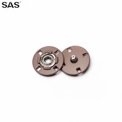 China SAS Logo Size Colorful Metal Brass Custom Sewing Button Different Button Style Design Fashionable Nickel Free Breakage for sale